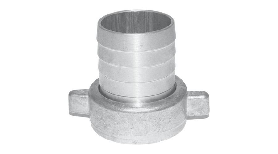 Tömlővég csatlakozó, hollanderrel, fém 2"×2"; Alu-Zn ötvözet, Heron EPH-50 szivattyúhoz Tömlővég csatlakozó, hollanderrel, fém 2"×2"; Alu-Zn ötvözet, Heron EPH-50 szivattyúhoz