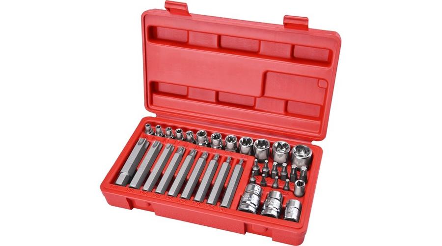 Extol Prémium BIT és dugókulcs klt. 35 db TORX, 1/4", műanyag dobozban (8818211) Extol Prémium BIT és dugókulcs klt. 35 db TORX, 1/4", műanyag dobozban (8818211)