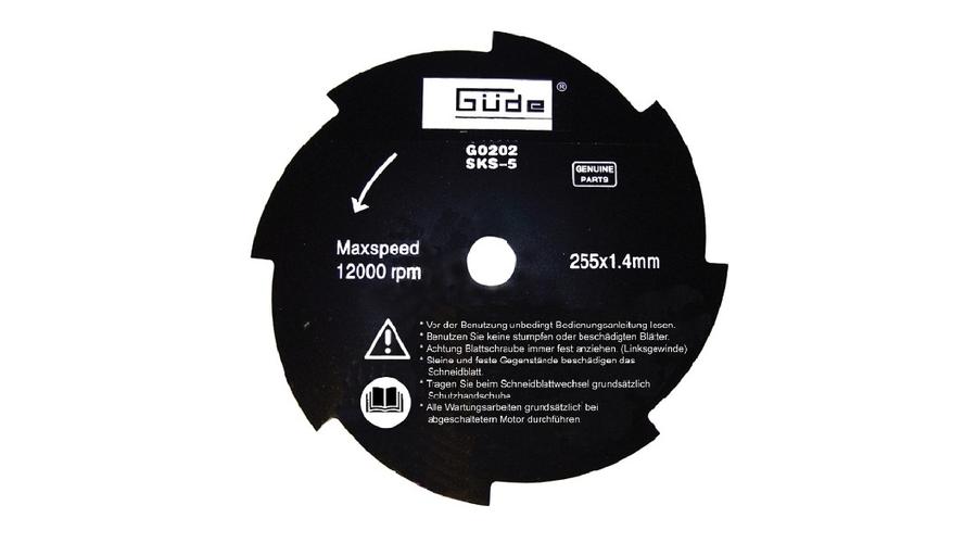 94034 GÜDE vágótárcsa 255x25,4x1,4 mm 94034 GÜDE vágótárcsa 255x25,4x1,4 mm