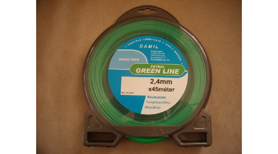 Damil 3,0 mm x 70 m zöld, kör keresztmetszet