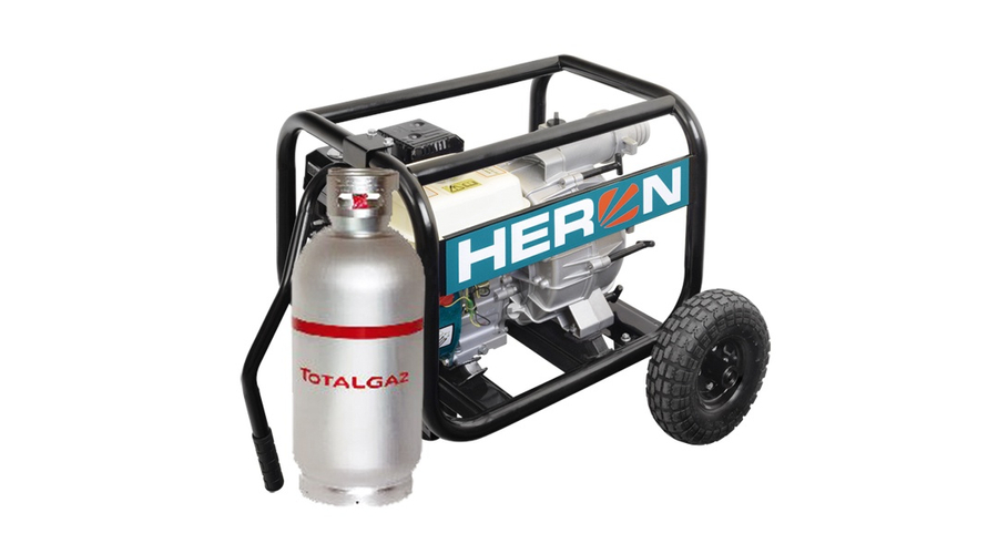 Heron EMPH 80 WG benzin-gázmotoros zagyszivattyú 1300 l/min (8895105G)